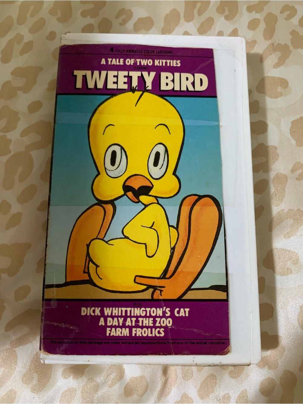 Tweety Bird VHS Cover – Yellow Cartoon Collectible